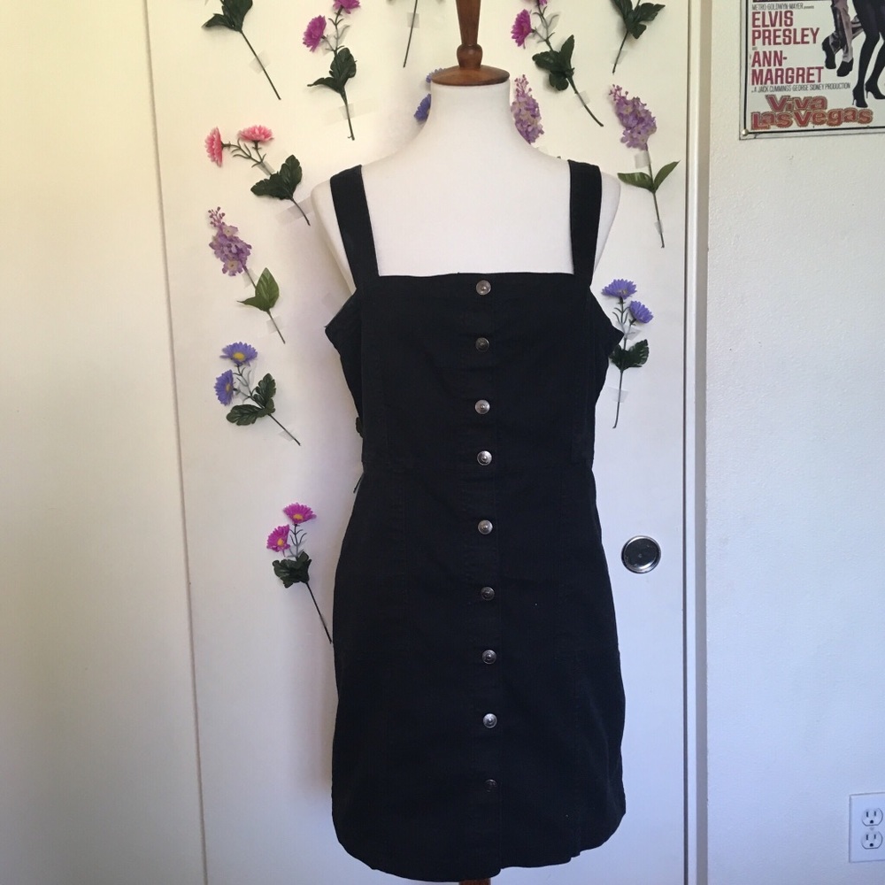 Black Button Up Dress